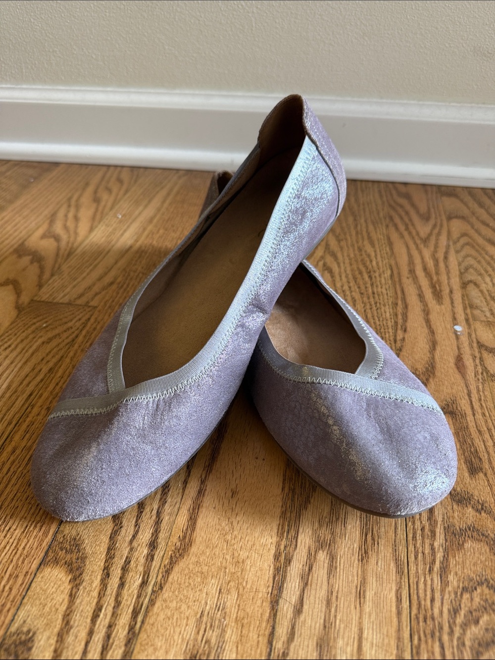Vionic Carroll Pewter/Lavender Ballet Flats